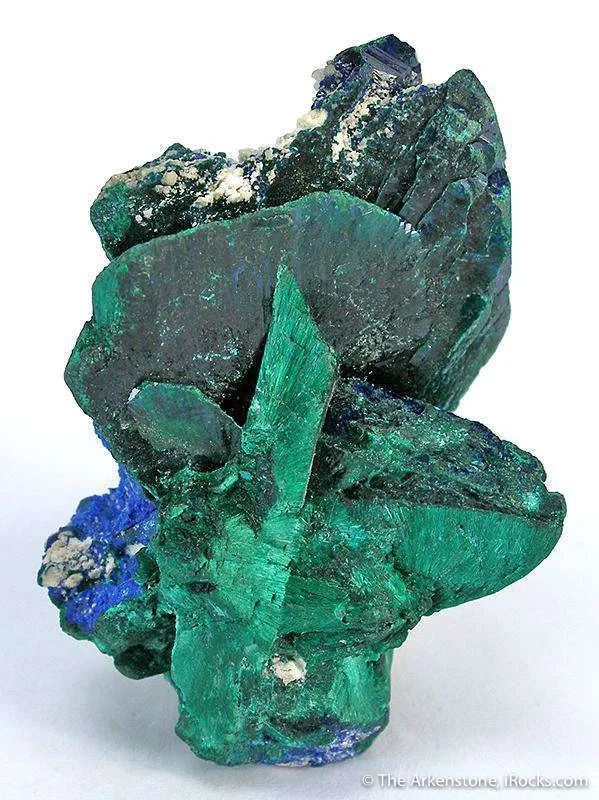 Malachite Ps. Azurite With Azurite image