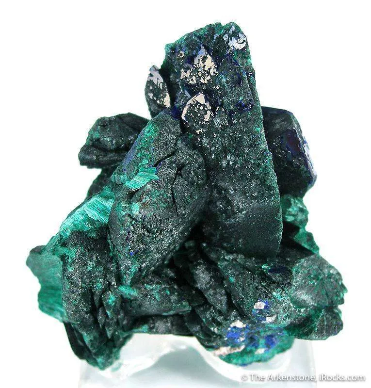 Malachite Ps. Azurite With Azurite image