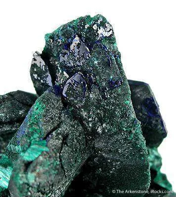 Malachite Ps. Azurite With Azurite - image 2