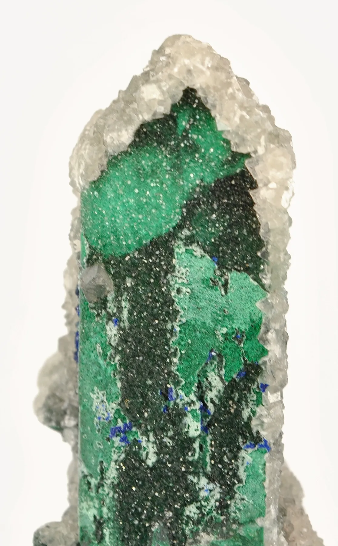 Malachite Ps Azurite With Calcite - image 3