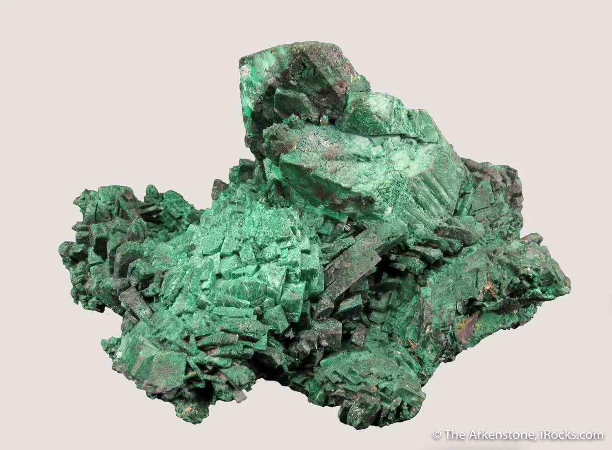 Malachite ps. Azurite, with Cerussite - image 7