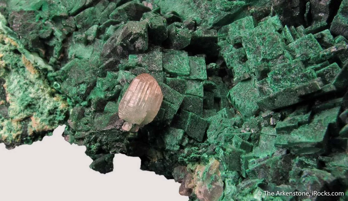 Malachite ps. Azurite, with Cerussite - image 5