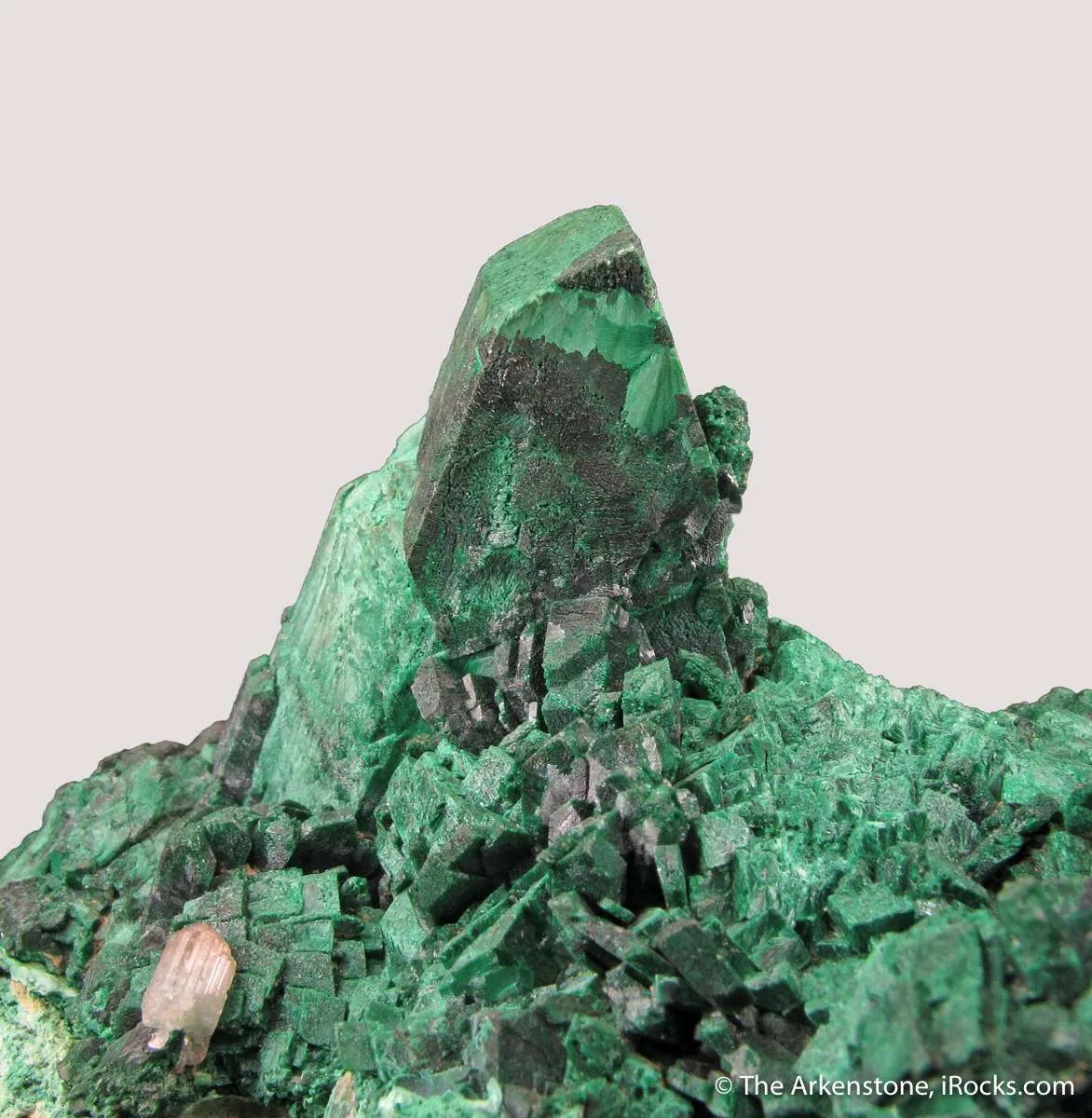 Malachite ps. Azurite, with Cerussite - image 3