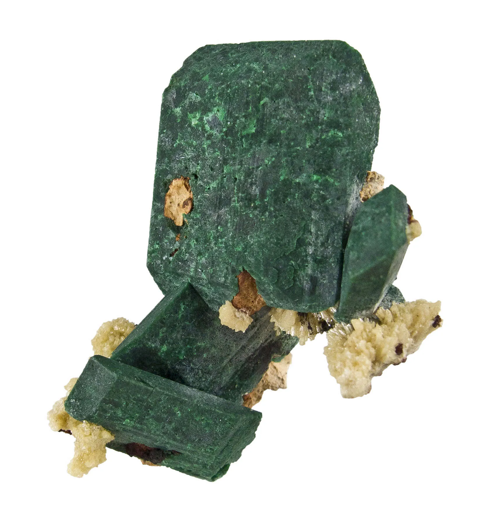 Malachite Ps. Azurite With Mimetite - image 2
