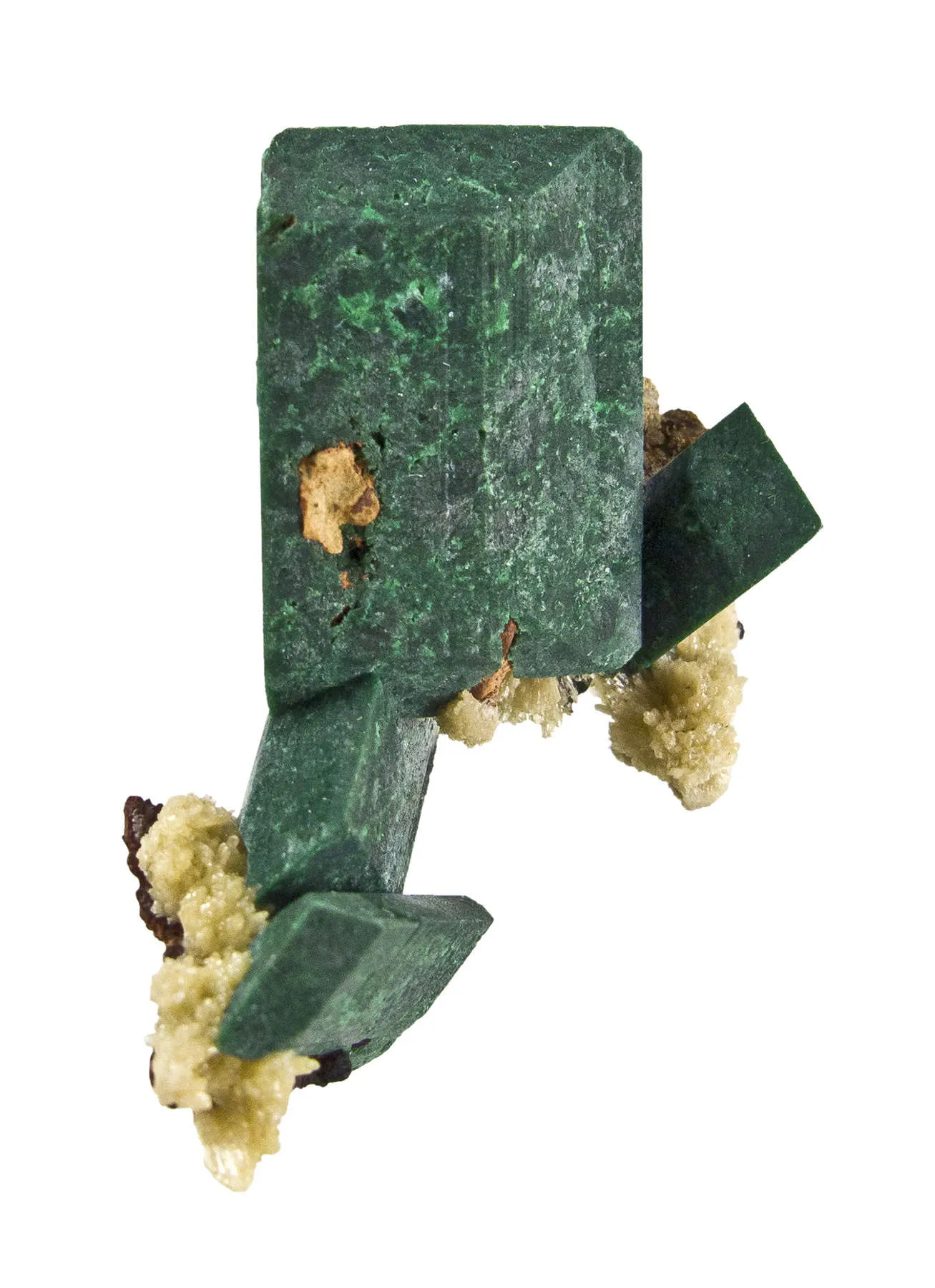 Malachite Ps. Azurite With Mimetite - image 4