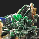Malachite ps. Azurite with Quartz caps - image 2