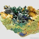 Malachite ps. Azurite with Quartz caps - image 7