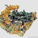 Malachite ps. Azurite with Quartz caps - image 6