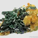 Malachite ps. Azurite with Quartz caps - image 3