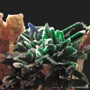 Malachite ps. Azurite with Quartz caps - image 5