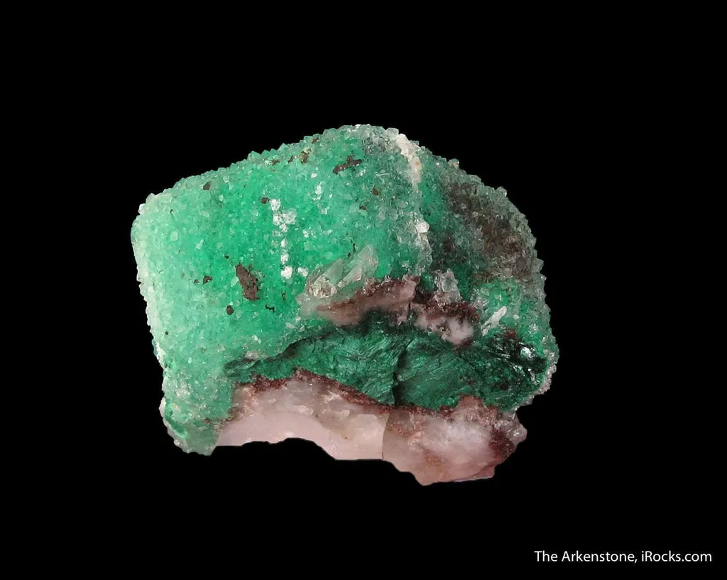 Malachite ps. Azurite, with Quartz covering - image 4