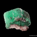 Malachite ps. Azurite, with Quartz covering - image 4