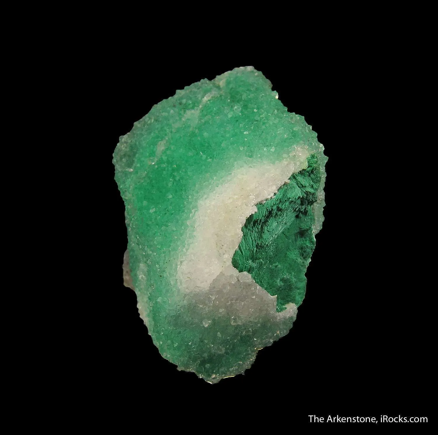 Malachite ps. Azurite, with Quartz covering - image 3