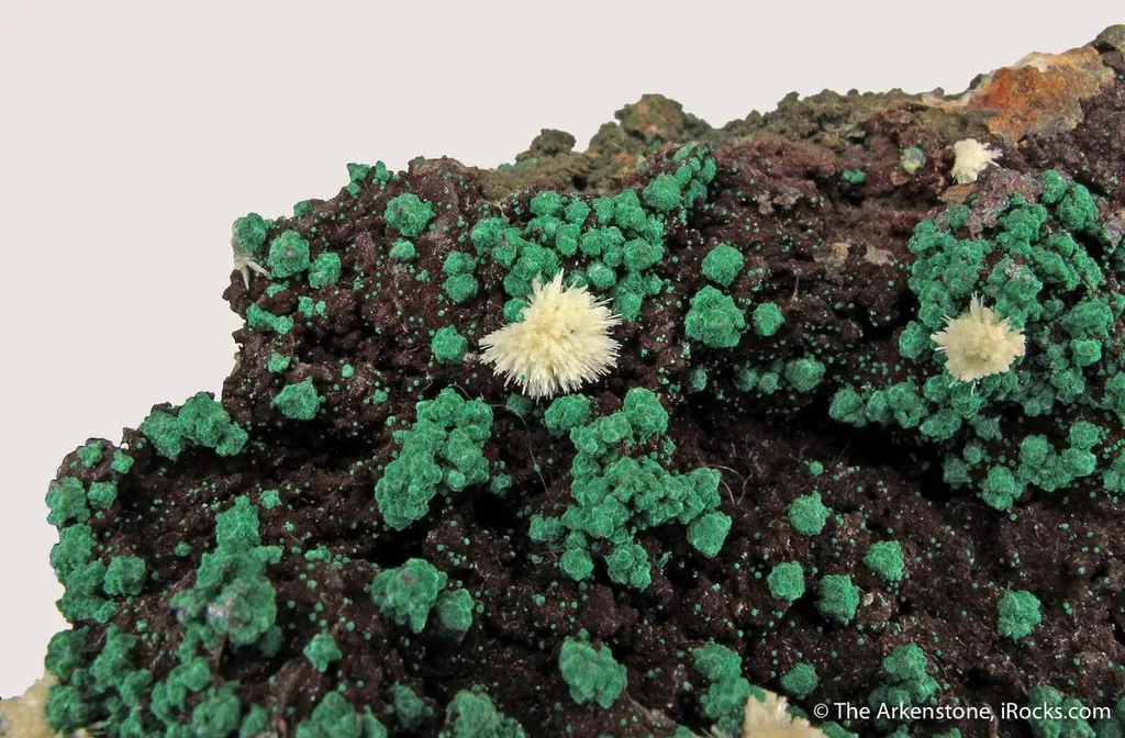 Malachite ps. Cuprite on Copper - image 2