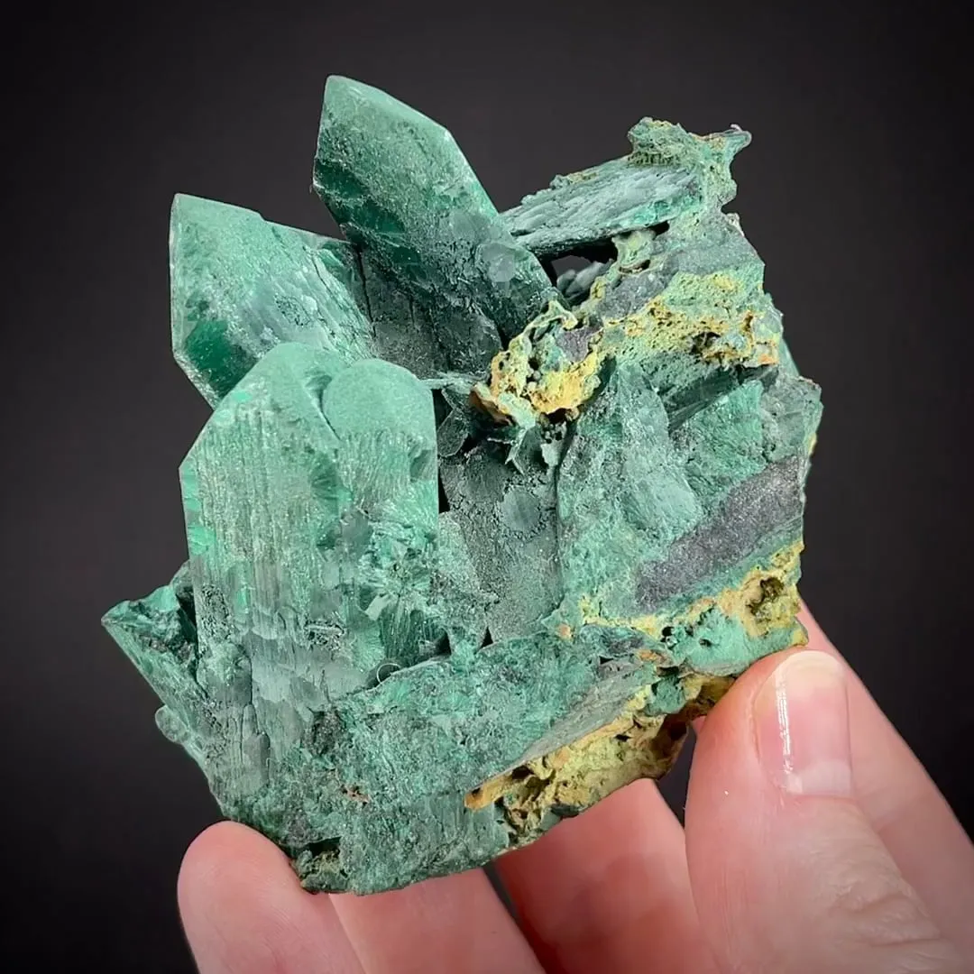 Malachite pseudo. after Azurite - image 1