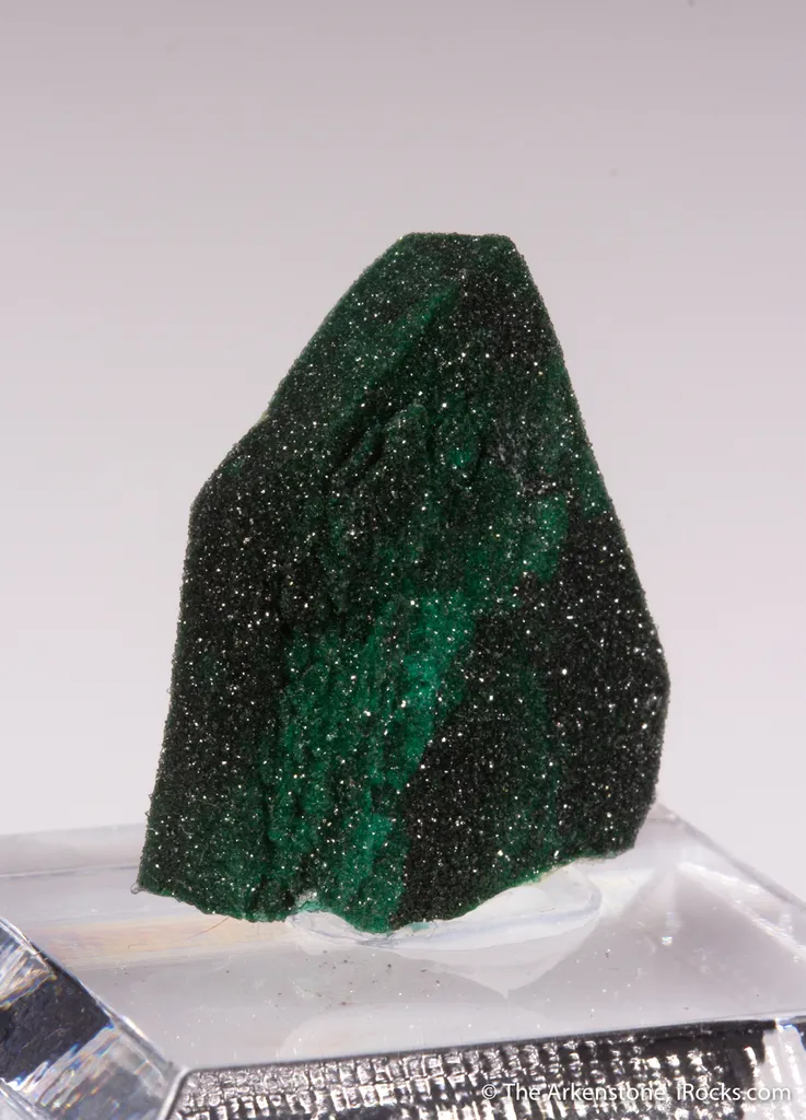 Malachite pseudo after Azurite with Quartz - image 4