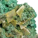 Malachite Pseudo. After Copper, With Wulfenite - image 3
