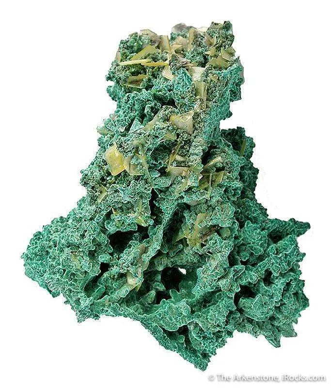 Malachite Pseudo. After Copper, With Wulfenite - image 2