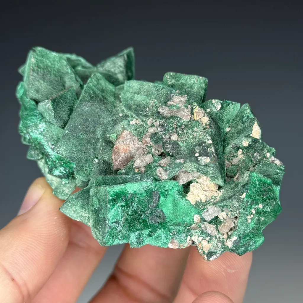 Malachite Pseudomorph after image