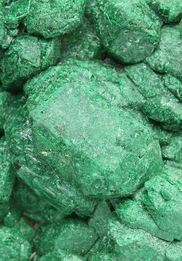Malachite pseudomorph after Azurite - image 1
