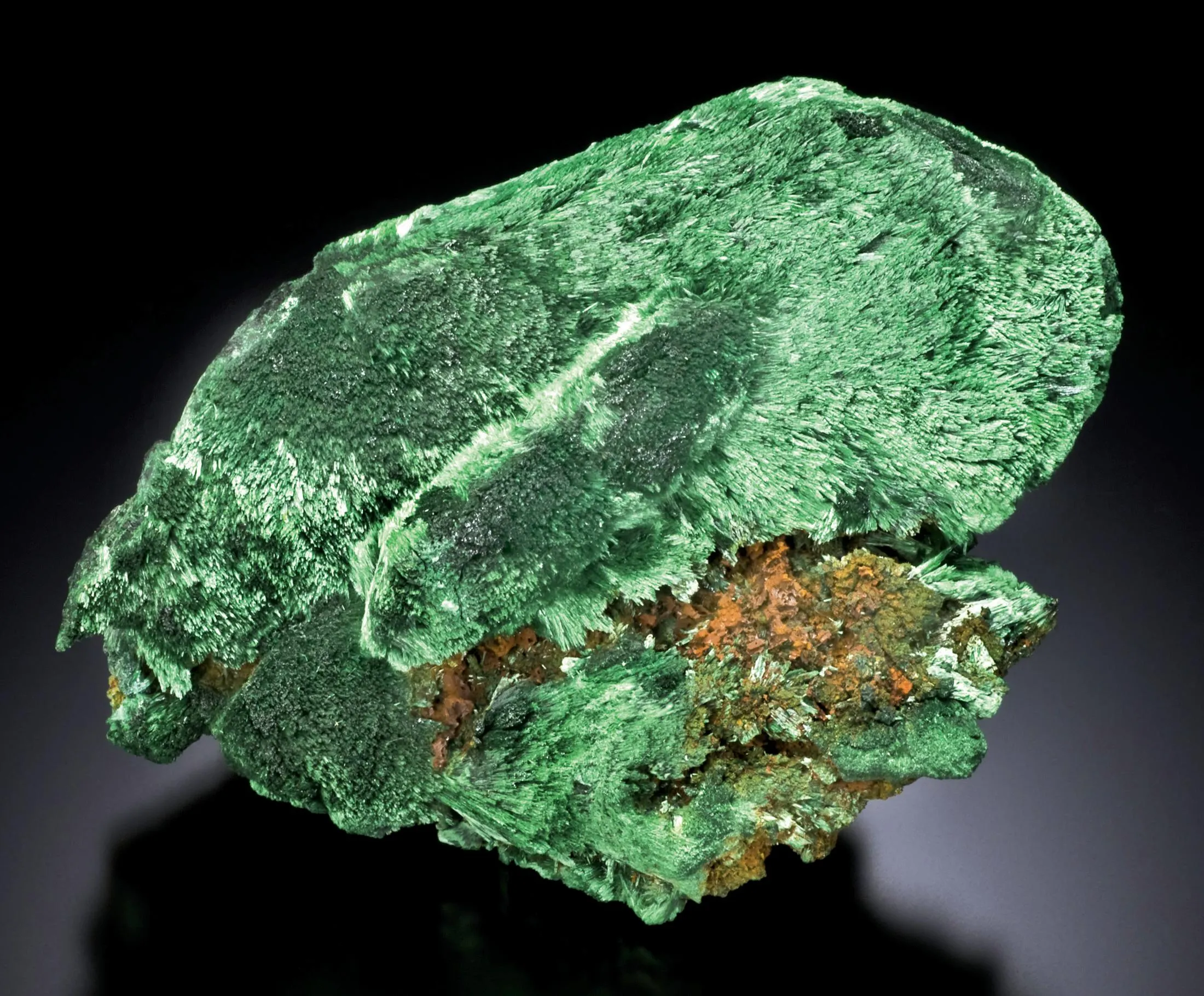 Malachite pseudomorph after Azurite - image 1