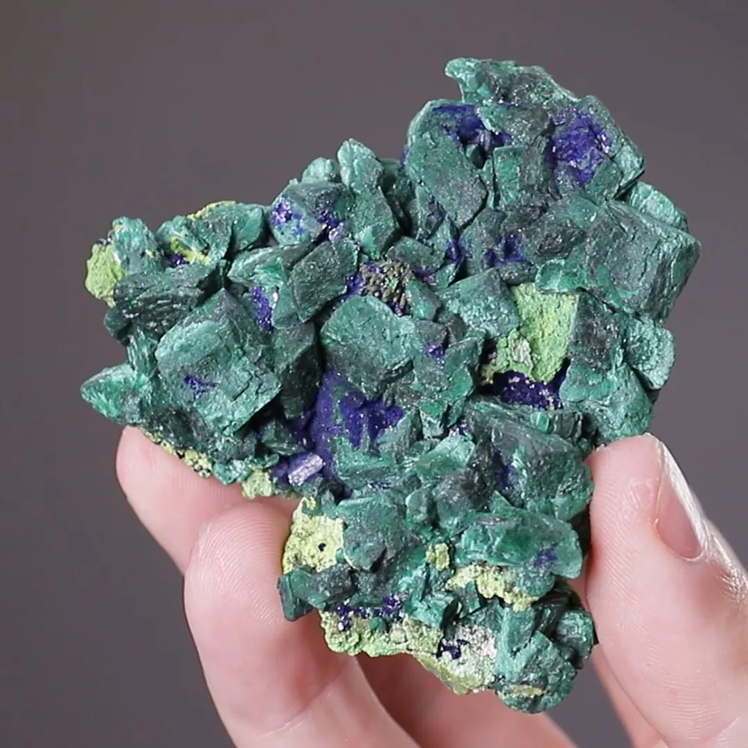 MALACHITE Pseudomorph After AZURITE - image 2