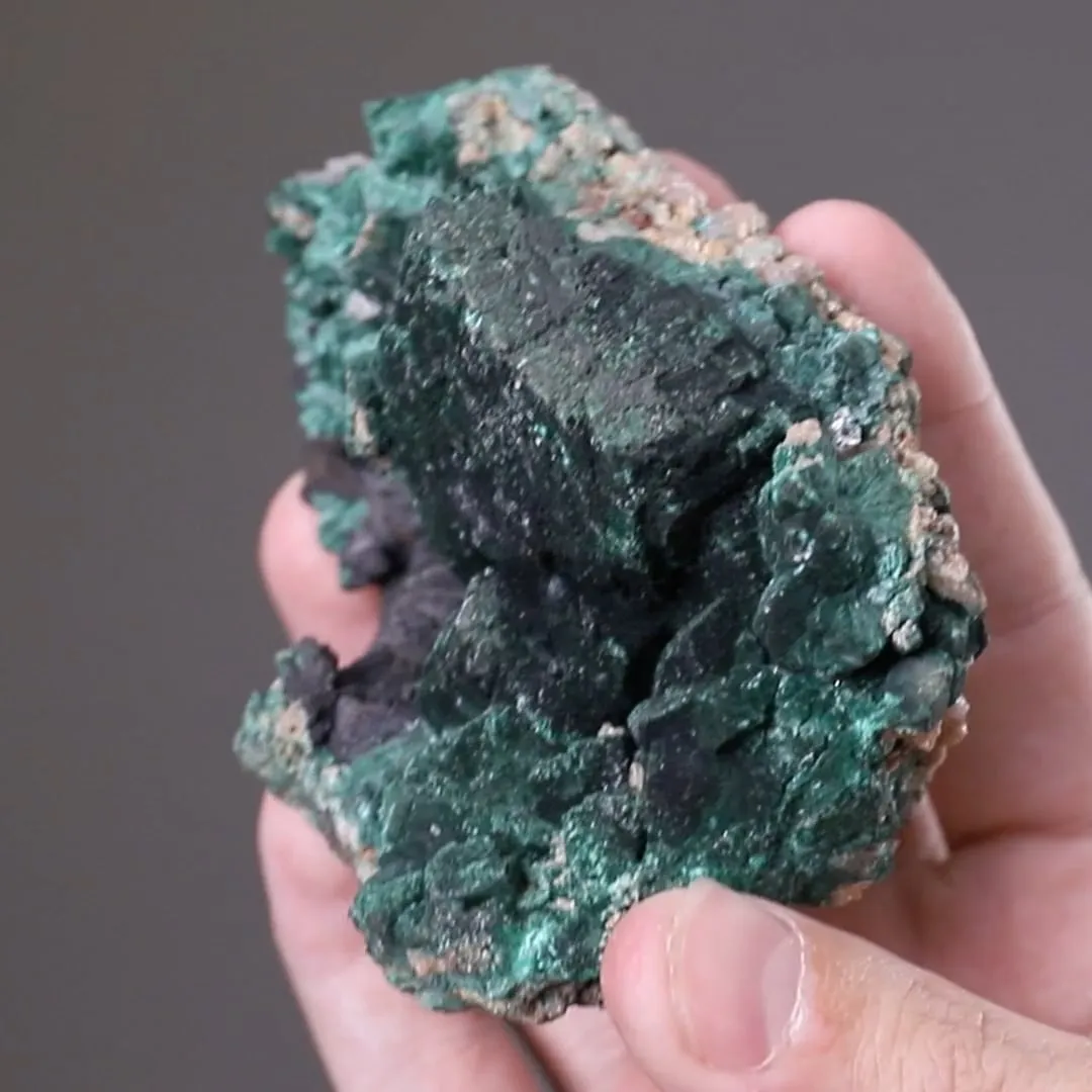 Malachite Pseudomorph after Azurite - image 2