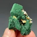 Malachite Pseudomorph after Azurite with Brochantite or Antlerite? - image 2