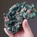 Malachite Pseudomorph After Azurite with Cerussite - image 2