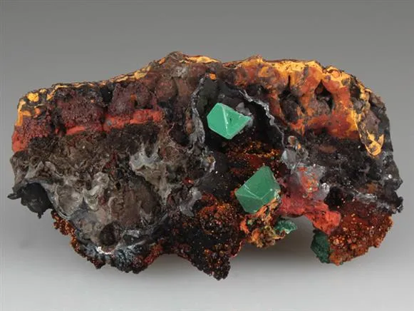 Malachite pseudomorph after Cuprite - image 1
