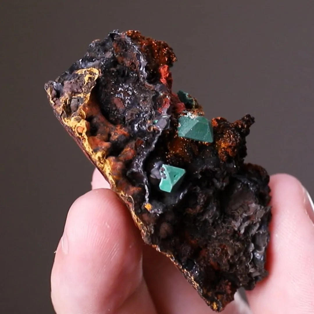 Malachite pseudomorph after Cuprite - image 2