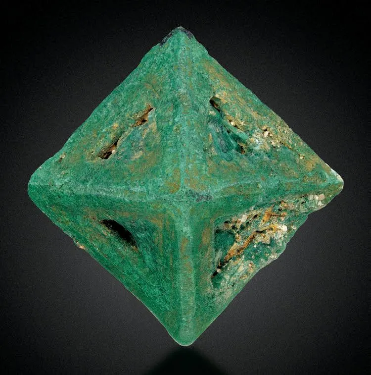 Malachite pseudomorph after Cuprite image