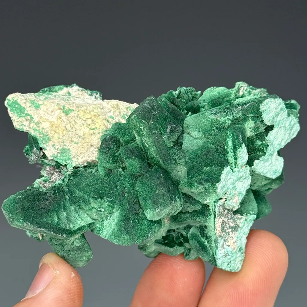 Malachite Pseudomorph after image
