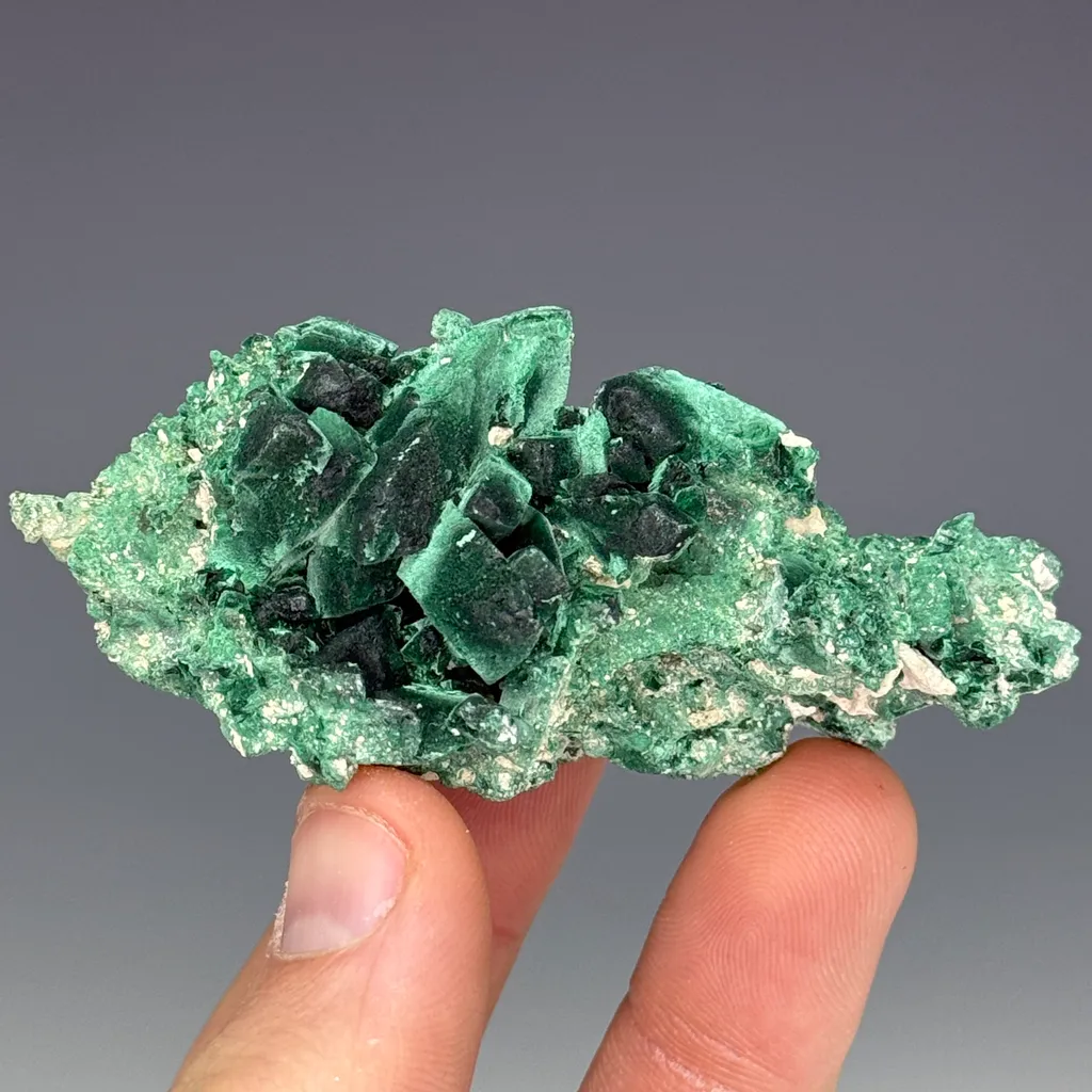 Malachite Pseudomorph after image