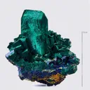 Malachite pseudomorph Azurite - image 1