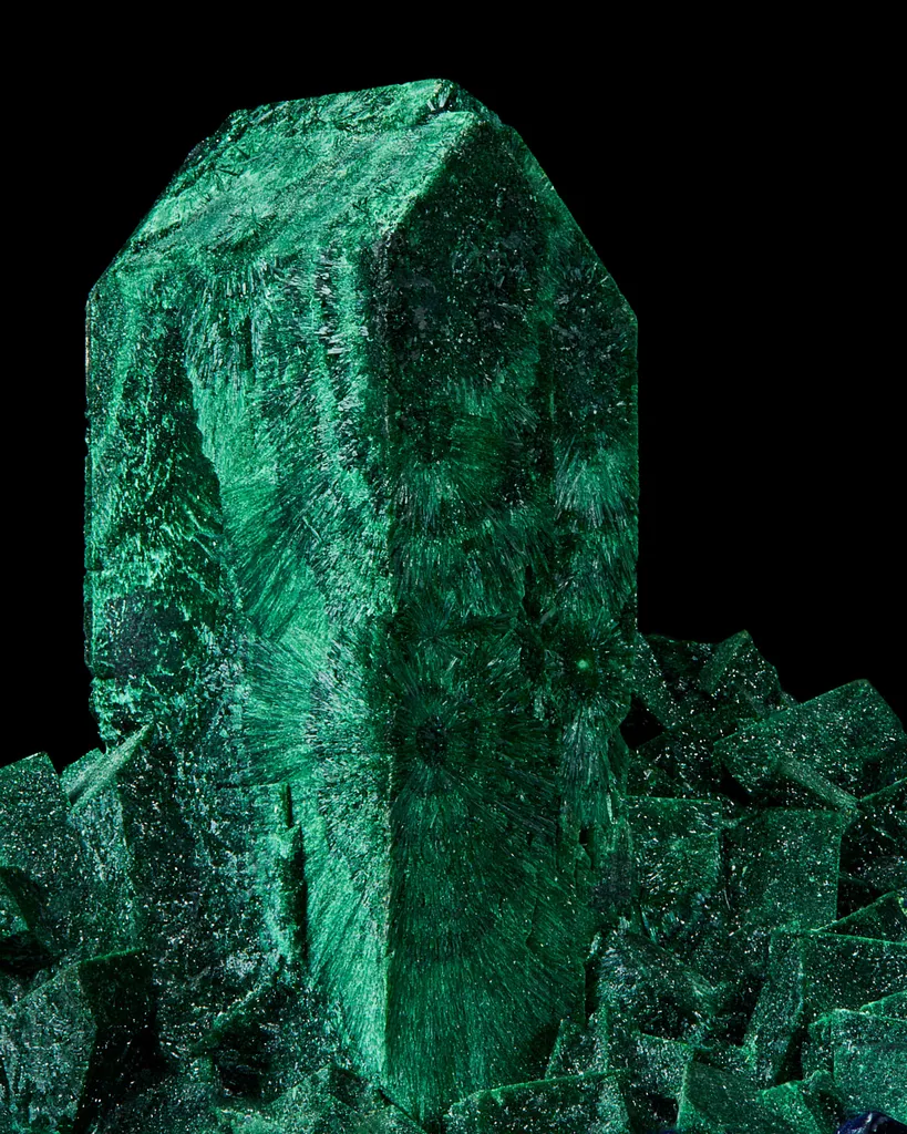 Malachite pseudomorph Azurite - image 2