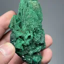 Malachite pseudomorph with Dioptase - image 2