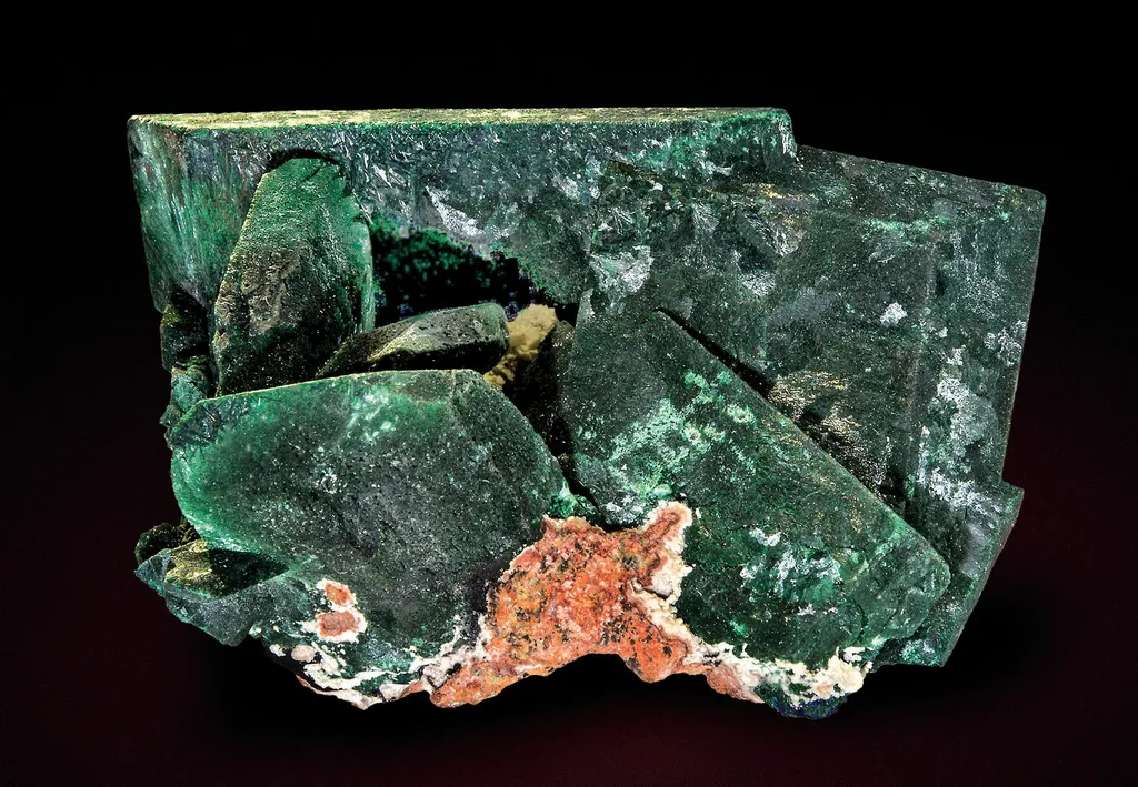 Malachite pseudomorphs after Azurite image