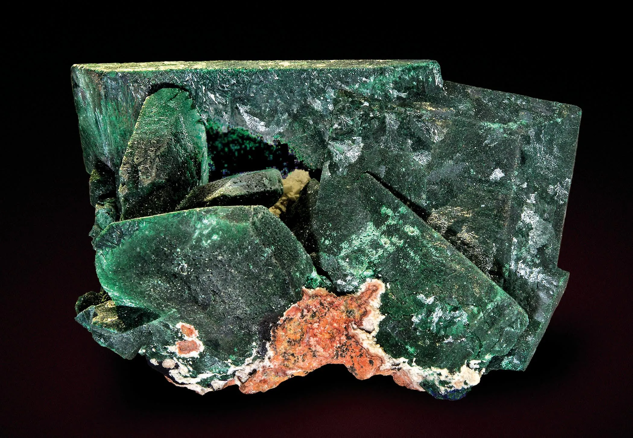 Malachite pseudomorphs after Azurite - image 1