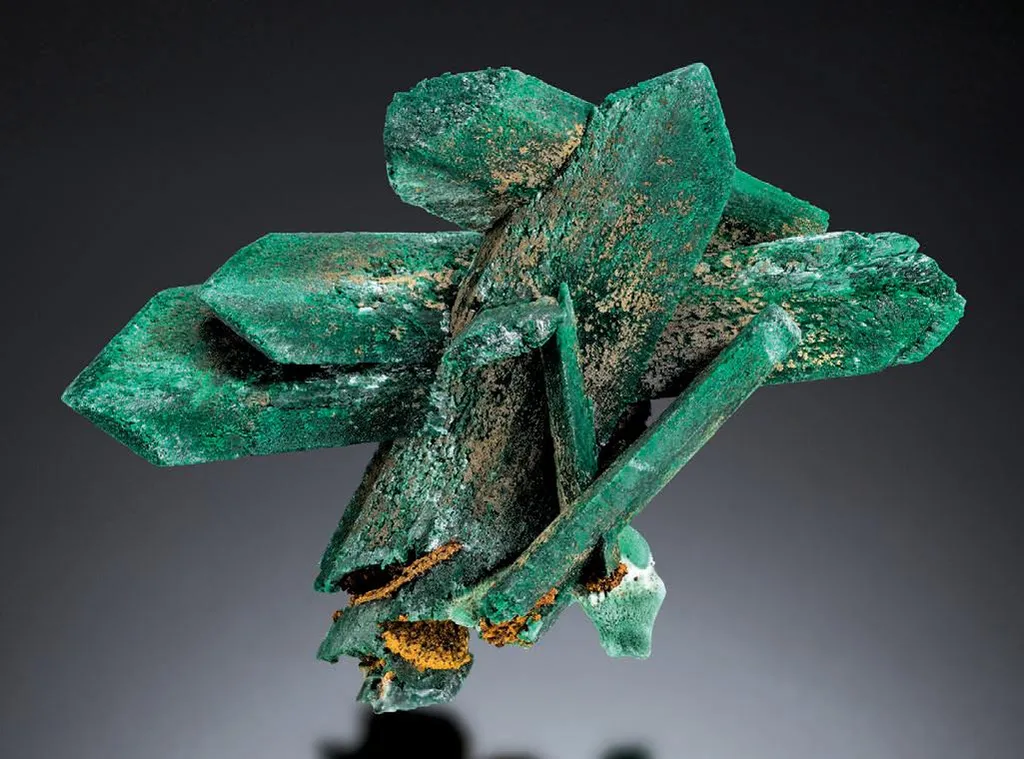 Malachite pseudomorphs after Azurite image