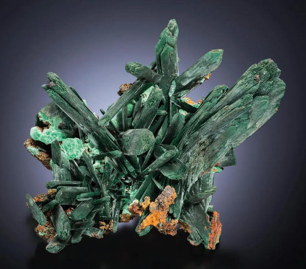 Malachite pseudomorphs after Azurite image