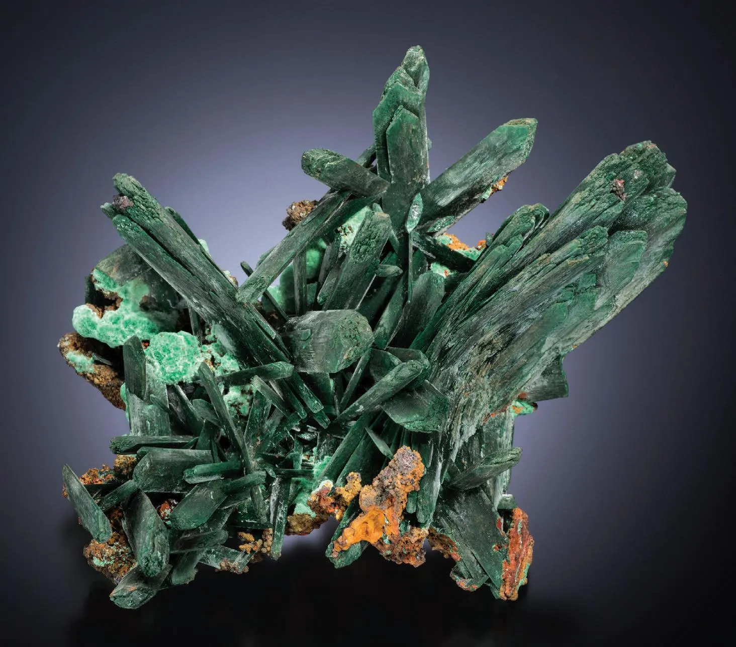 Malachite pseudomorphs after Azurite - image 1