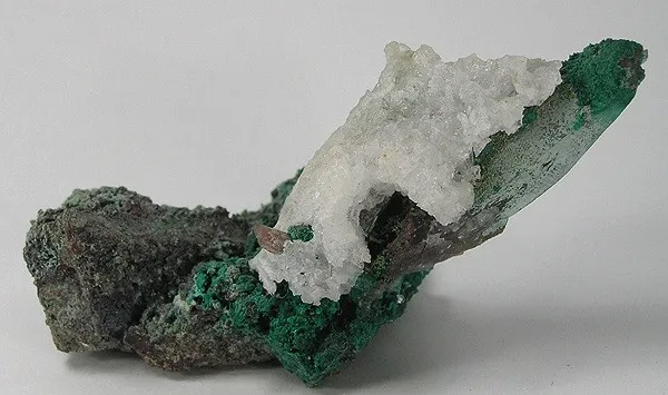 Malachite, Quartz - image 1