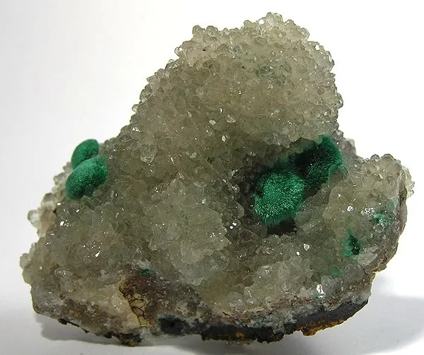 Malachite, Quartz image
