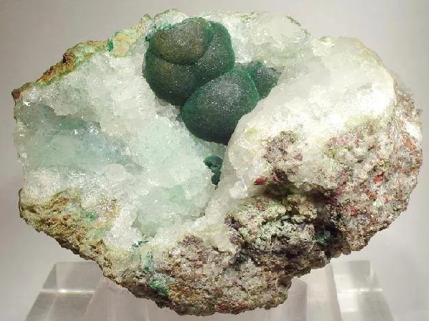 Malachite, Quartz - image 1