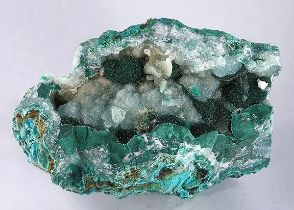 Malachite, Quartz, Chrysocolla image