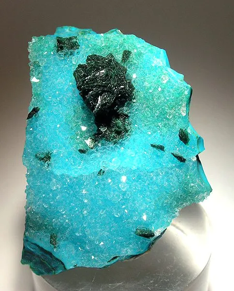 Malachite, Quartz, Chrysocolla image
