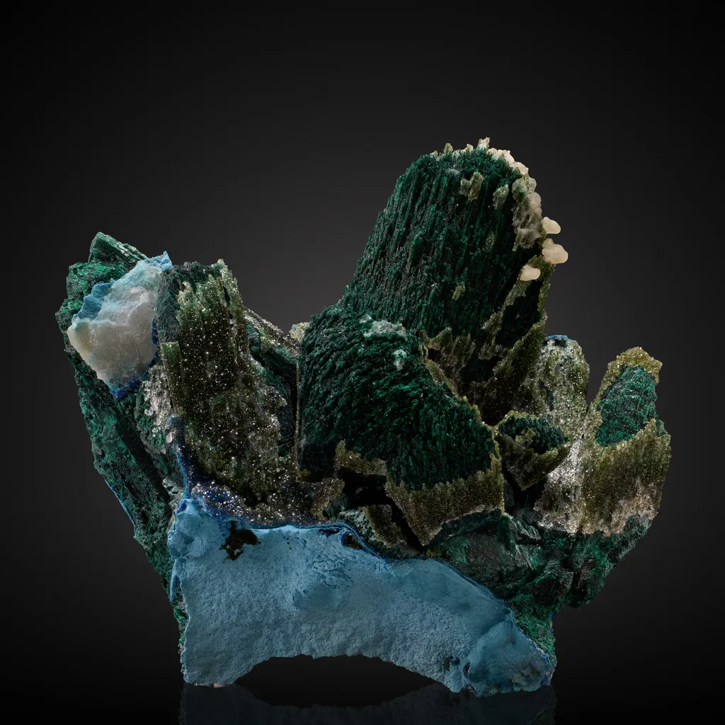 Malachite Quartz, Shattuckite image