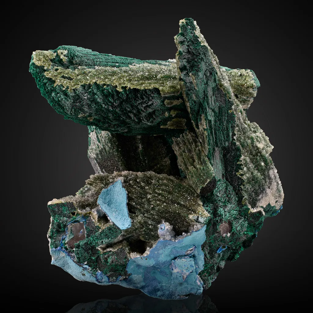 Malachite Quartz, Shattuckite image