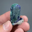 Malachite replacing Azurite with Cerussite, Quartz - image 2